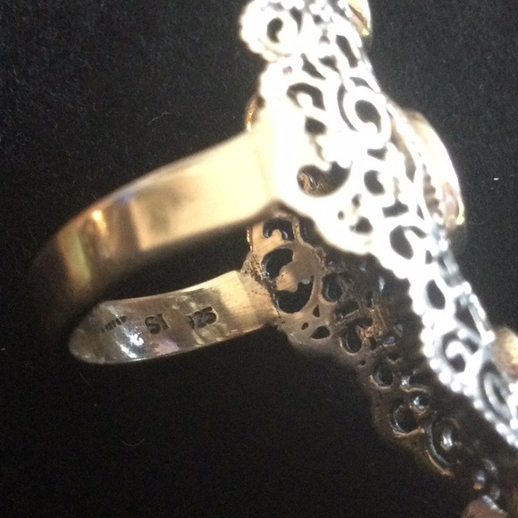 Treasure Of Morocco Genuine Amethyst, Peridot Ring - Picture 8 of 11